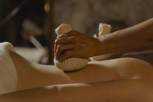 Traditional Yao Herbal Hot Compress Therapy
